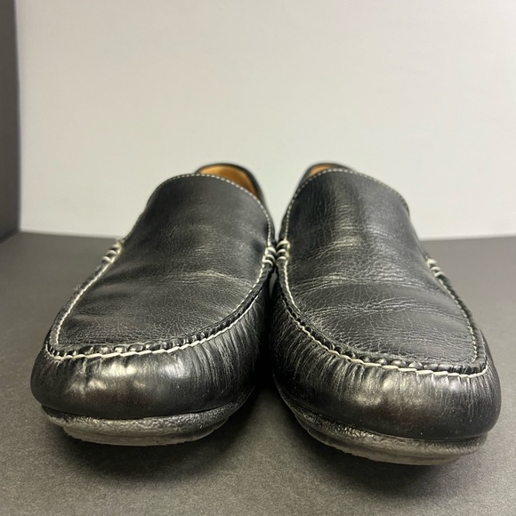 Johnston & Murphy-‎ Sheepskin, Black Slip On- Size: 10-1/2M, Pre-Owned